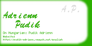 adrienn pudik business card